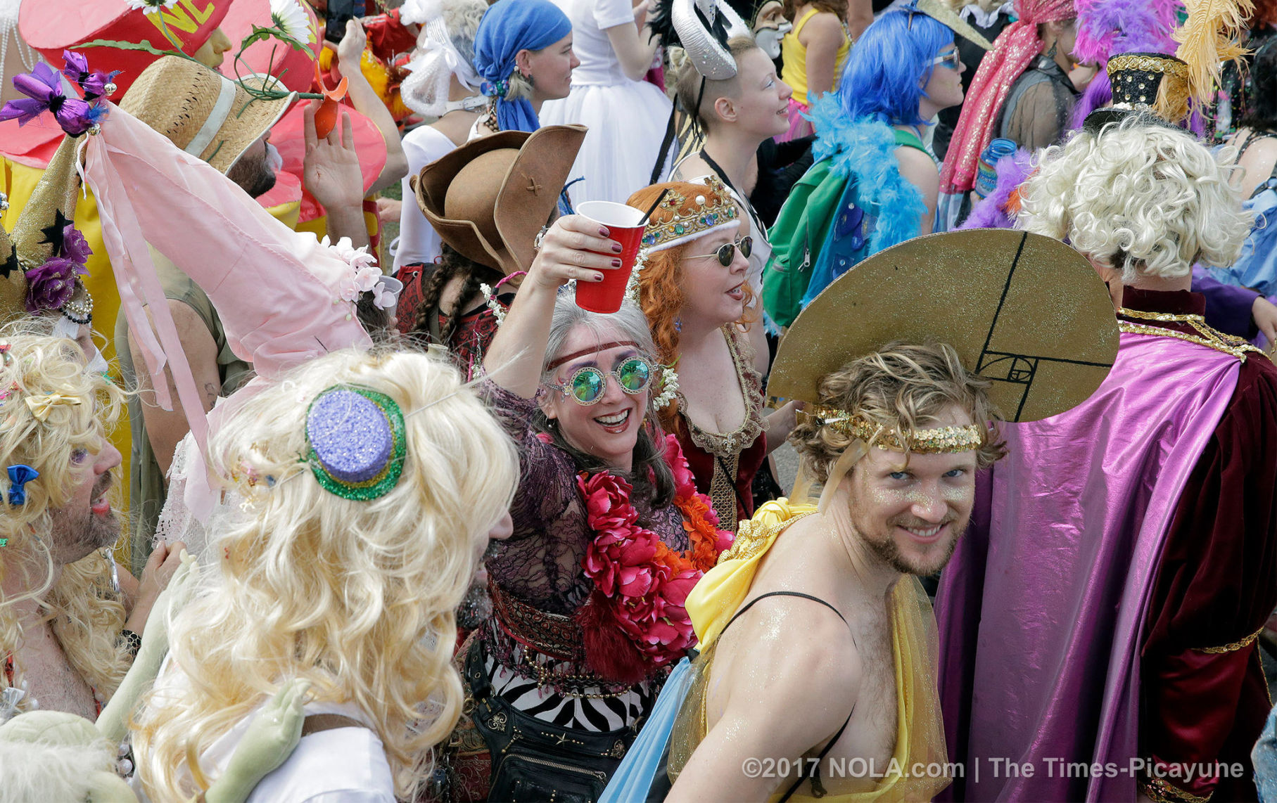 Mardi Gras: Societe de Sainte Anne meanders through New Orleans neighborhoods